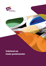 Brochure onderhoud van houten gevelelementen