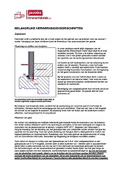 Verwerkingsvoorschriften voor onze houtbouwkozijnen